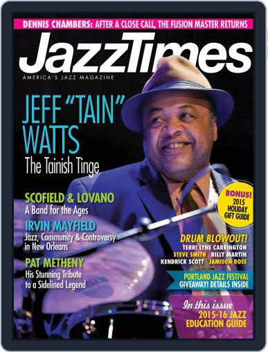 JazzTimes November 1st, 2015 Digital Back Issue Cover