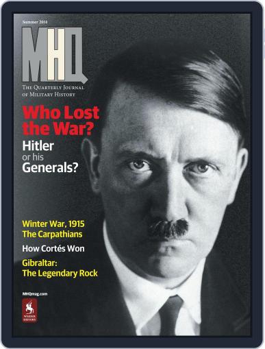 MHQ: The Quarterly Journal of Military History (Digital) May 6th, 2014 Issue Cover