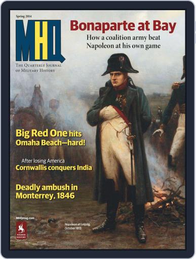 MHQ: The Quarterly Journal of Military History February 3rd, 2014 Digital Back Issue Cover