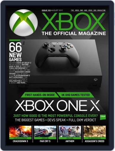 Xbox: The Official August 1st, 2017 Digital Back Issue Cover