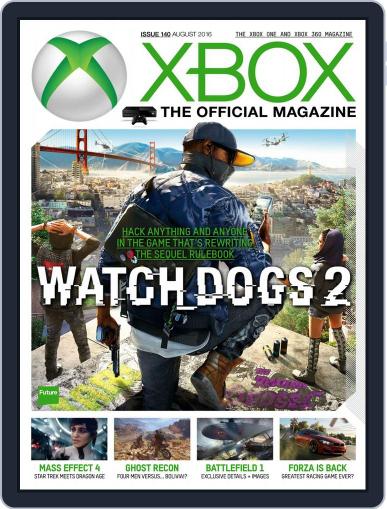 Xbox: The Official July 1st, 2016 Digital Back Issue Cover