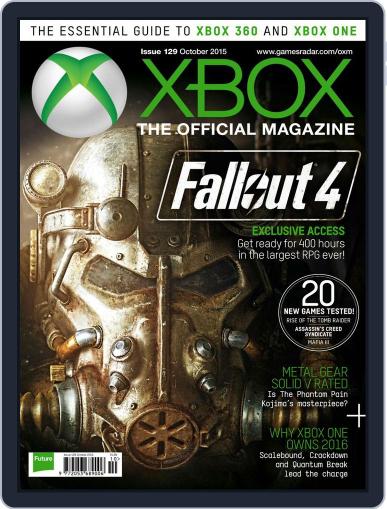 Xbox: The Official October 1st, 2015 Digital Back Issue Cover