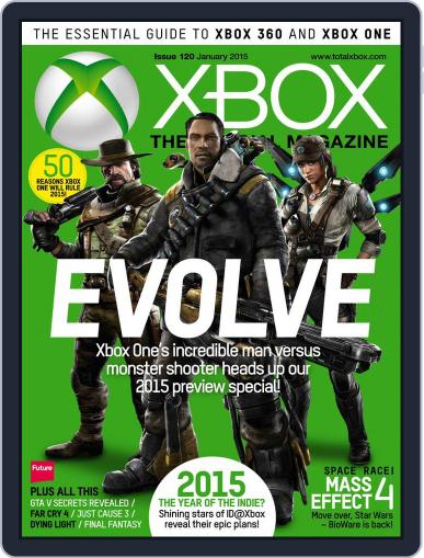 Xbox: The Official December 22nd, 2014 Digital Back Issue Cover