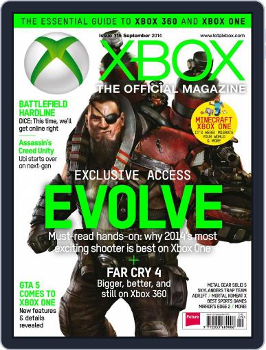 Xbox: The Official July 31st, 2014 Digital Back Issue Cover