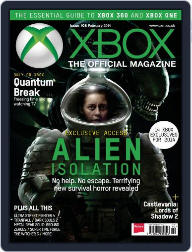 Xbox: The Official January 16th, 2014 Digital Back Issue Cover