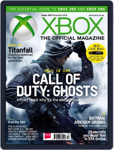 Xbox: The Official October 24th, 2013 Digital Back Issue Cover