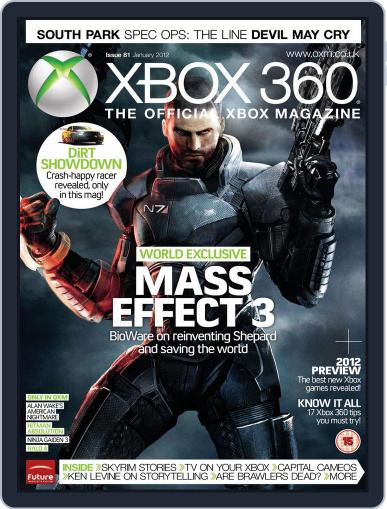 Xbox: The Official January 4th, 2012 Digital Back Issue Cover