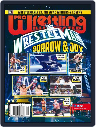 Pro Wrestling Illustrated August 1st, 2017 Digital Back Issue Cover