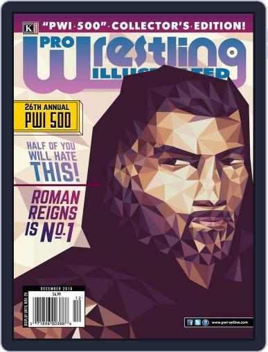 Pro Wrestling Illustrated December 1st, 2016 Digital Back Issue Cover