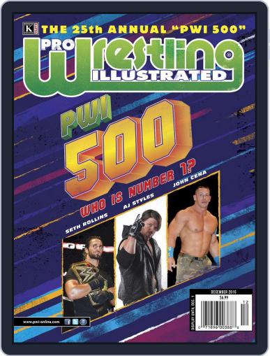 Pro Wrestling Illustrated December 1st, 2015 Digital Back Issue Cover
