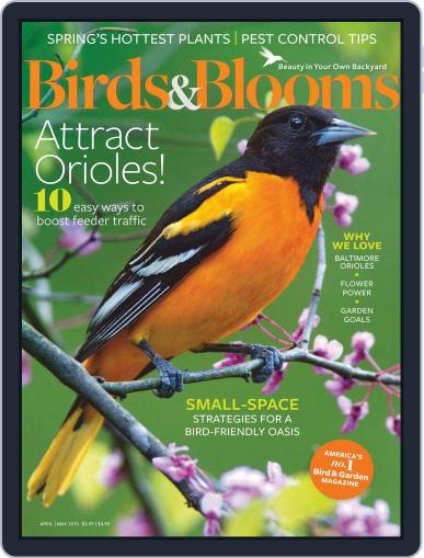 Birds & Blooms April 1st, 2019 Digital Back Issue Cover