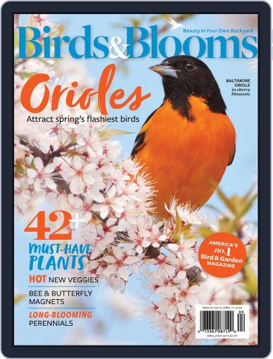 Birds & Blooms April 1st, 2018 Digital Back Issue Cover