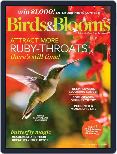 Birds & Blooms August 1st, 2017 Digital Back Issue Cover