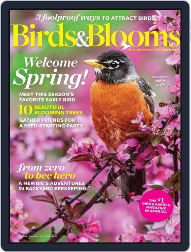Birds & Blooms February 1st, 2017 Digital Back Issue Cover