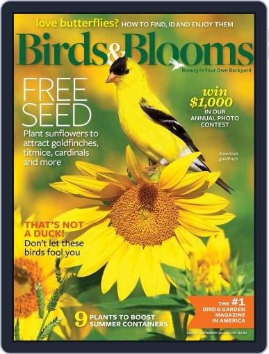 Birds & Blooms August 1st, 2015 Digital Back Issue Cover