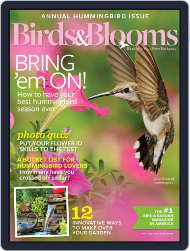 Birds & Blooms June 1st, 2015 Digital Back Issue Cover