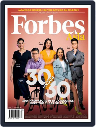 Forbes Asia April 1st, 2019 Digital Back Issue Cover