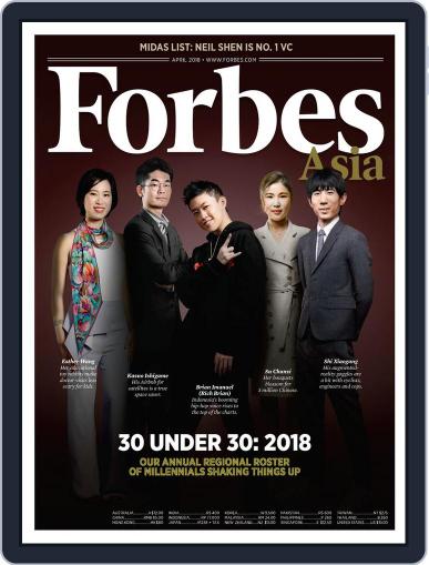 Forbes Asia April 1st, 2018 Digital Back Issue Cover