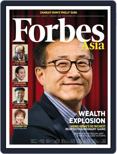 Forbes Asia January 1st, 2018 Digital Back Issue Cover