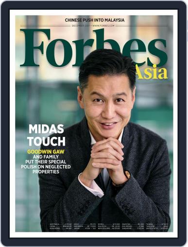 Forbes Asia December 1st, 2017 Digital Back Issue Cover