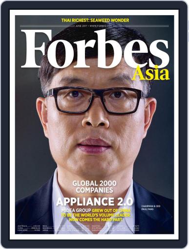 Forbes Asia June 1st, 2017 Digital Back Issue Cover