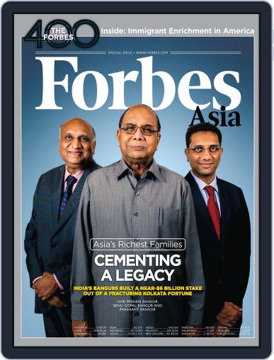 Forbes Asia November 1st, 2016 Digital Back Issue Cover
