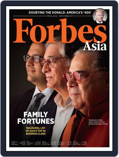 Forbes Asia October 8th, 2015 Digital Back Issue Cover