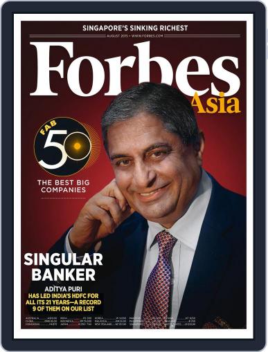 Forbes Asia August 1st, 2015 Digital Back Issue Cover