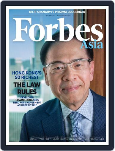 Forbes Asia January 9th, 2015 Digital Back Issue Cover