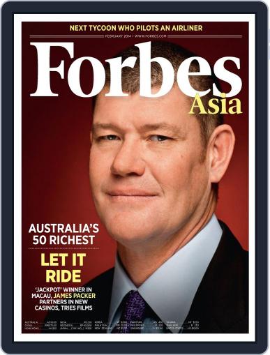 Forbes Asia January 31st, 2014 Digital Back Issue Cover