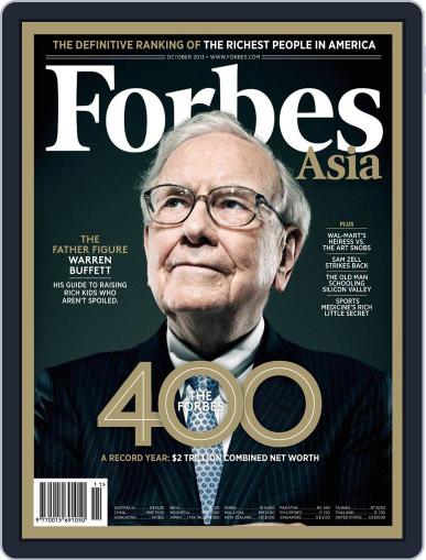 Forbes Asia September 27th, 2013 Digital Back Issue Cover