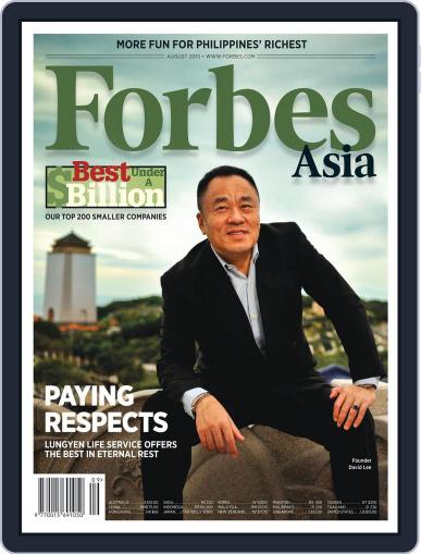 Forbes Asia August 2nd, 2013 Digital Back Issue Cover