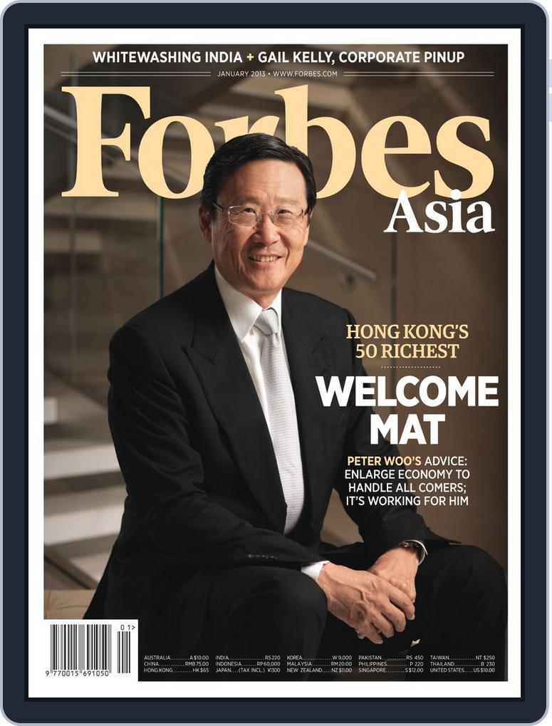 Forbes Asia (Digital) Subscription                    January 11th, 2013 Issue