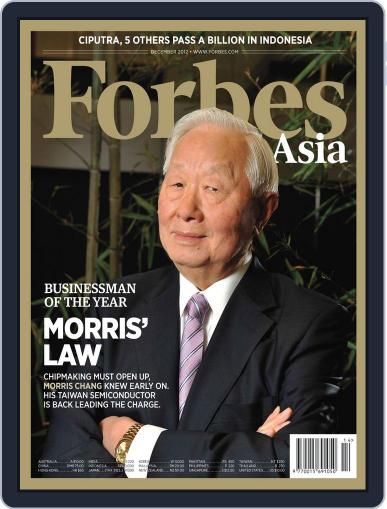 Forbes Asia November 30th, 2012 Digital Back Issue Cover