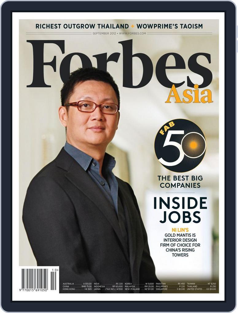 Forbes Asia (Digital) Subscription                    September 14th, 2012 Issue