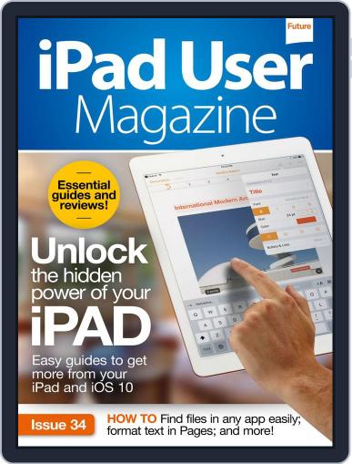 Ipad User January 1st, 2017 Digital Back Issue Cover