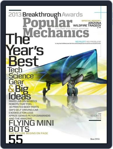 Popular Mechanics October 11th, 2013 Digital Back Issue Cover