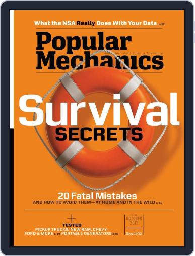 Popular Mechanics September 5th, 2013 Digital Back Issue Cover