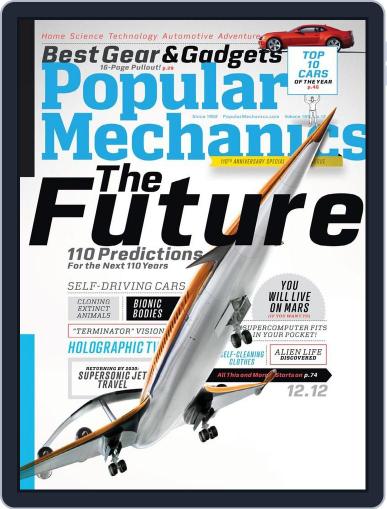 Popular Mechanics November 8th, 2012 Digital Back Issue Cover