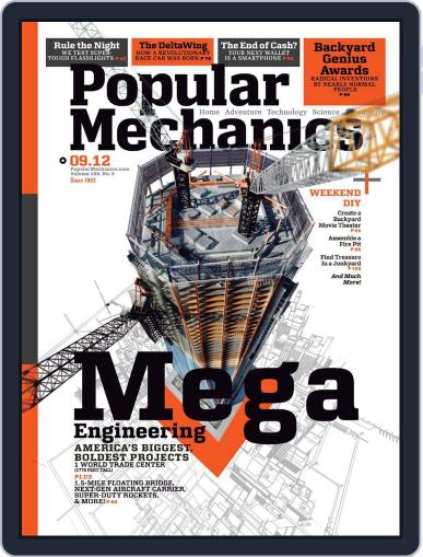 Popular Mechanics August 14th, 2012 Digital Back Issue Cover