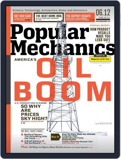 Popular Mechanics May 15th, 2012 Digital Back Issue Cover