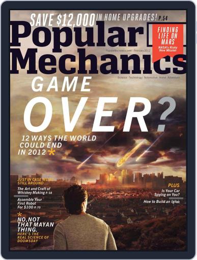 Popular Mechanics January 17th, 2012 Digital Back Issue Cover
