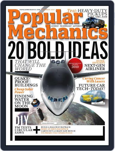 Popular Mechanics October 12th, 2010 Digital Back Issue Cover