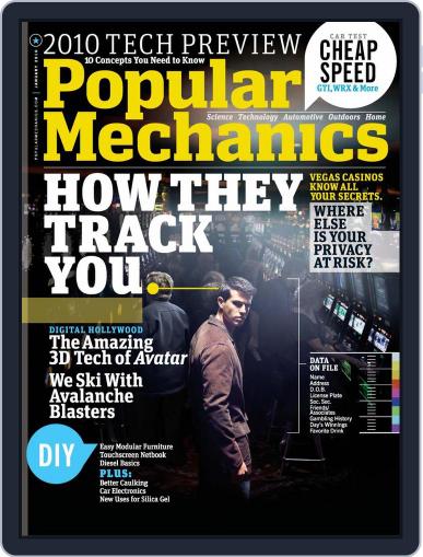 Popular Mechanics December 8th, 2009 Digital Back Issue Cover