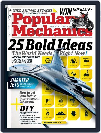 Popular Mechanics June 9th, 2009 Digital Back Issue Cover