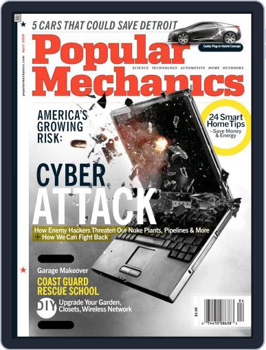 Popular Mechanics March 10th, 2009 Digital Back Issue Cover