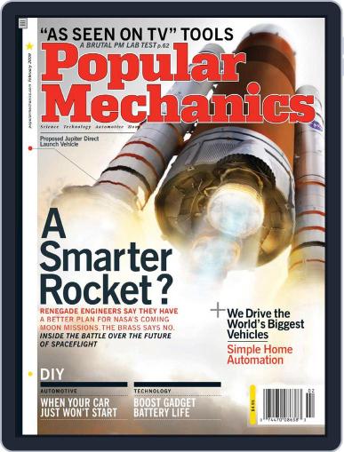 Popular Mechanics January 6th, 2009 Digital Back Issue Cover