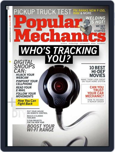 Popular Mechanics December 9th, 2008 Digital Back Issue Cover