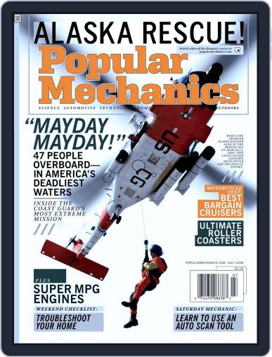 Popular Mechanics June 10th, 2008 Digital Back Issue Cover
