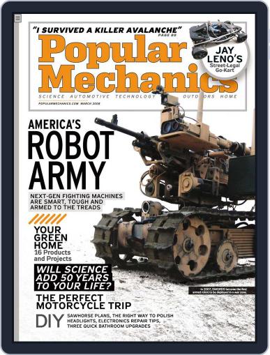 Popular Mechanics February 12th, 2008 Digital Back Issue Cover